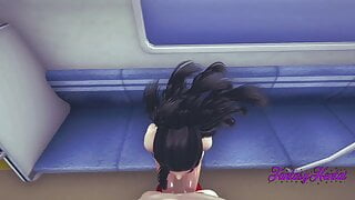 Boku No Hero Hentai 3D – Momo Sex in a Train
