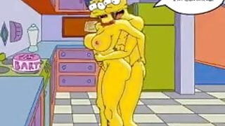 Bart and Marge